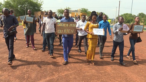 Gaoua : Les militants du SYNATIC ont répondu  à l’appel de leur syndicat